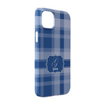 Plaid iPhone Case - Plastic - iPhone 14 Pro (Personalized)