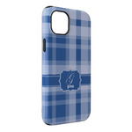 Plaid iPhone Case - Rubber Lined - iPhone 14 Pro Max (Personalized)