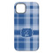 Plaid iPhone 14 Pro Max Tough Case - Back