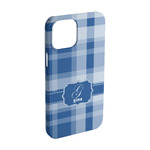 Plaid iPhone Case - Plastic - iPhone 15 Pro (Personalized)