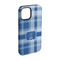 Plaid iPhone 15 Tough Case -  Angle