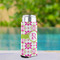 Suzani Floral Can Cooler - Tall 12oz - In Context