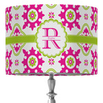 Suzani Floral 16" Drum Lamp Shade - Fabric (Personalized)