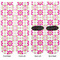 Suzani Floral Adult Crew Socks - Double Pair - Front and Back - Apvl