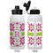 Suzani Floral Aluminum Water Bottle - White APPROVAL