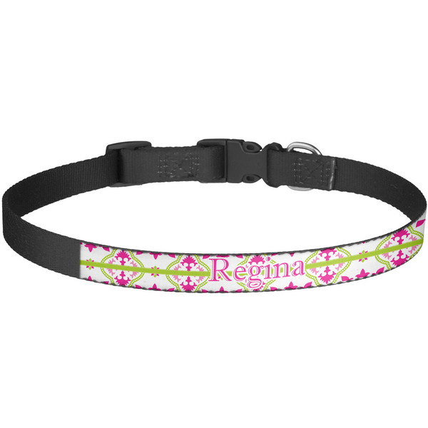 Custom Suzani Floral Dog Collar - Large (Personalized)