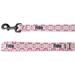 Suzani Floral Deluxe Dog Leash - 4 ft (Personalized)