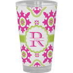 Suzani Floral Pint Glass - Full Color (Personalized)