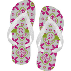 Suzani Floral Flip Flops - XSmall (Personalized)