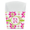 Suzani Floral French Fry Favor Box - Front View