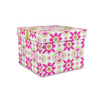 Suzani Floral Gift Box with Lid - Canvas Wrapped - Small (Personalized)