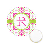 Suzani Floral Printed Cookie Topper - 1.25" (Personalized)