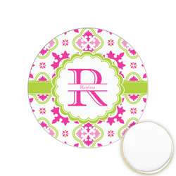 Suzani Floral Printed Cookie Topper - 1.25" (Personalized)