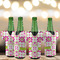 Suzani Floral Jersey Bottle Cooler - Set of 4 - LIFESTYLE