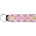 Suzani Floral Neoprene Keychain Fob (Personalized)