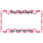 Suzani Floral License Plate Frame (Personalized)