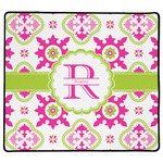 Suzani Floral XL Gaming Mouse Pad - 18" x 16" (Personalized)