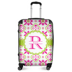 Suzani Floral Suitcase - 24" Medium - Checked (Personalized)