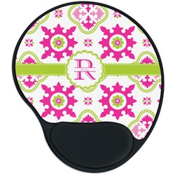 Suzani Floral Mouse Pad with Wrist Support