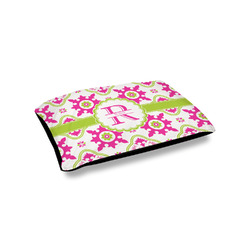 Suzani Floral Outdoor Dog Bed - Small (Personalized)