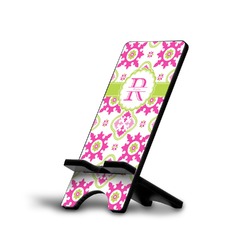 Suzani Floral Cell Phone Stand (Large) (Personalized)