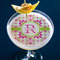 Suzani Floral Printed Drink Topper - Large - In Context