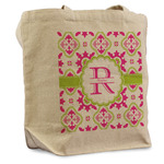 Suzani Floral Reusable Cotton Grocery Bag - Single (Personalized)