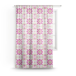 Suzani Floral Sheer Curtain - 50"x84"