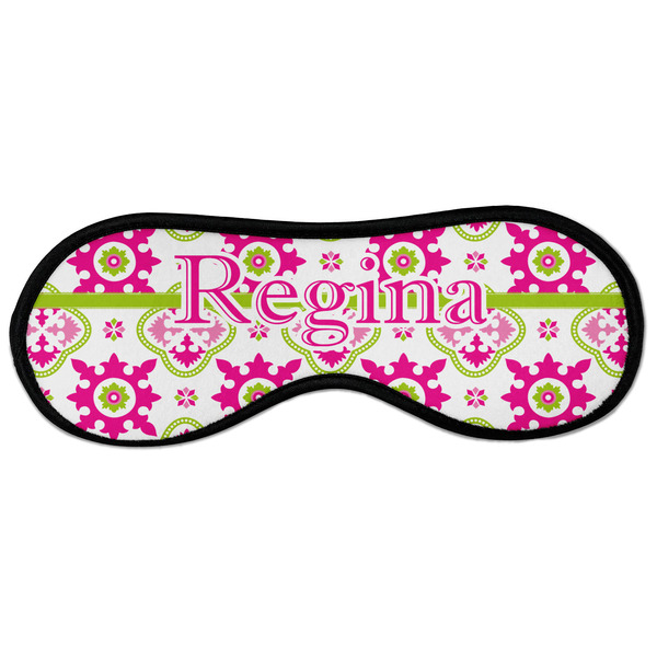 Custom Suzani Floral Sleeping Eye Masks - Large (Personalized)