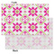 Suzani Floral Tissue Paper - Lightweight - Small - Front & Back