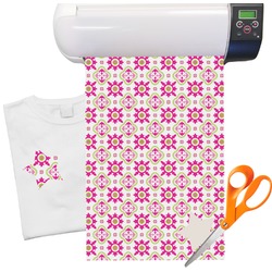 Suzani Floral Heat Transfer Vinyl Sheet (12"x18")