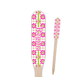 Suzani Floral Paddle Wooden Food Picks - Double Sided (Personalized)