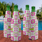 Suzani Floral Zipper Bottle Cooler - Set of 4 - LIFESTYLE