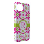 Suzani Floral iPhone Case - Plastic - iPhone 14 Plus (Personalized)