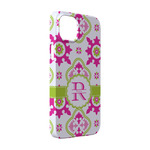 Suzani Floral iPhone Case - Plastic - iPhone 14 Pro (Personalized)