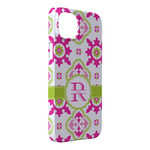 Suzani Floral iPhone Case - Plastic - iPhone 14 Pro Max (Personalized)