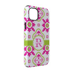 Suzani Floral iPhone Case - Rubber Lined - iPhone 14 (Personalized)