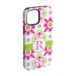 Suzani Floral iPhone Case - Rubber Lined - iPhone 15 (Personalized)