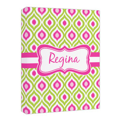 Ogee Ikat Canvas Print - 16x20 (Personalized)