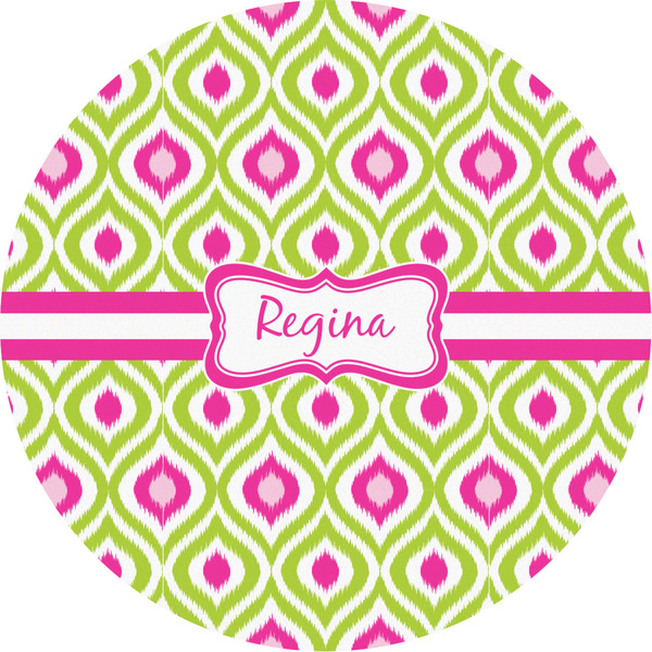 Custom Ogee Ikat Multipurpose Round Labels - 2" (Personalized)