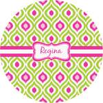 Ogee Ikat Multipurpose Round Labels - 3" (Personalized)