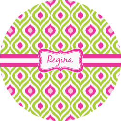 Ogee Ikat Multipurpose Round Labels - Custom Sized (Personalized)