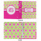 Ogee Ikat 3 Ring Binders - Full Wrap - 1" - APPROVAL