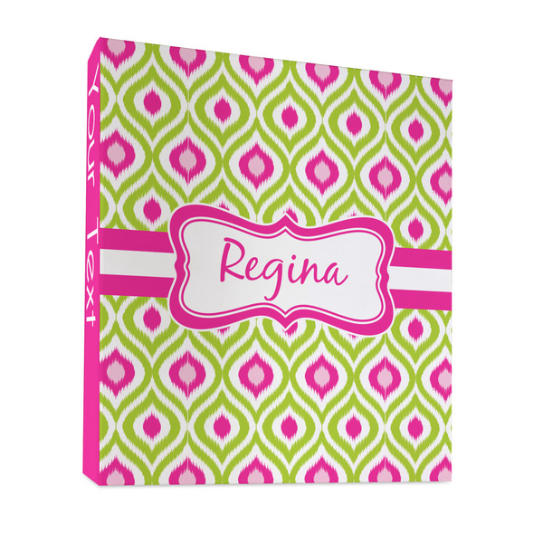 Custom Ogee Ikat 3 Ring Binder - Full Wrap - 1" (Personalized)