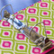 Ogee Ikat 3 Ring Binders - Full Wrap - 2" - DETAIL