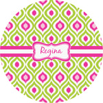 Ogee Ikat Multipurpose Round Labels - 5" (Personalized)