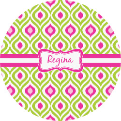 Ogee Ikat Multipurpose Round Labels - 5" (Personalized)