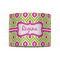 Ogee Ikat 8" Drum Lampshade - FRONT (Fabric)