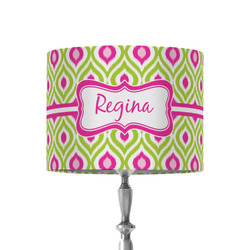 Ogee Ikat 8" Drum Lamp Shade - Fabric (Personalized)