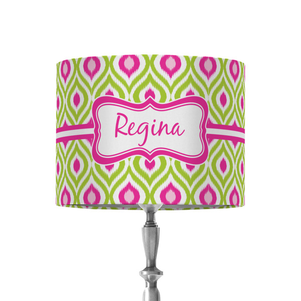 Custom Ogee Ikat 8" Drum Lamp Shade - Fabric (Personalized)